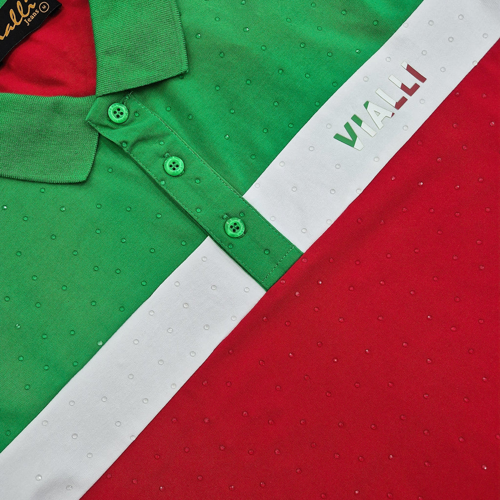 Vialli Italian Limazt Short Sleeve Golfer